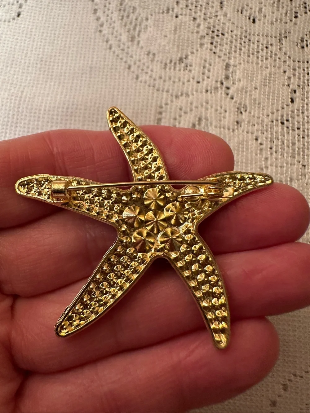 Blue Crystal Whimsical Star Fish